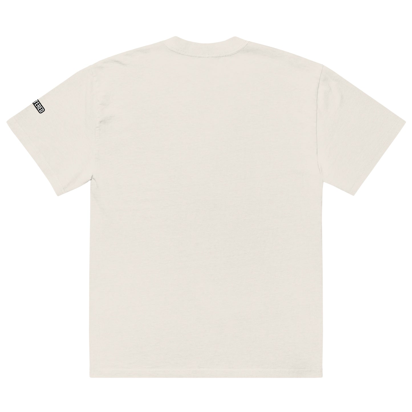 Scattered 2021 Bulb Printed Faded Oversized T-Shirt