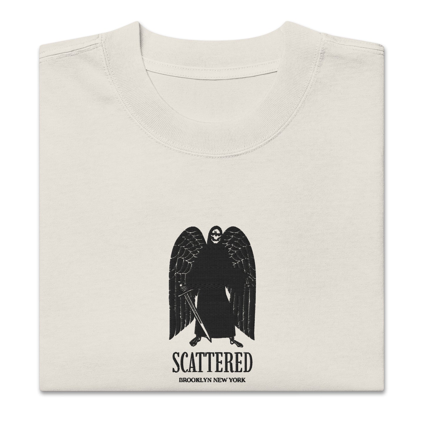 Scattered Grim Embroidered T-shirt