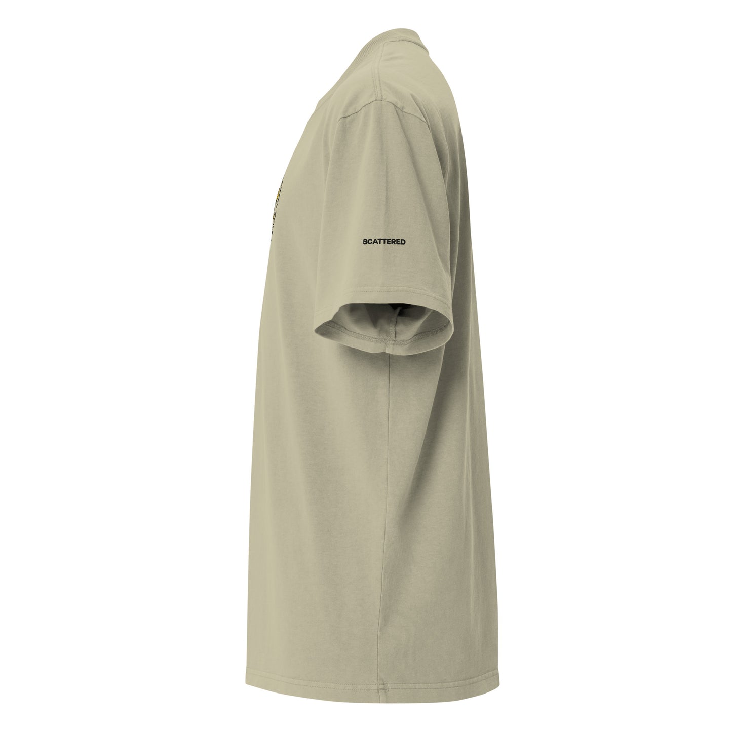 Scattered x Dripped Gawd Smell the Flowers Embroidered Faded T-shirt