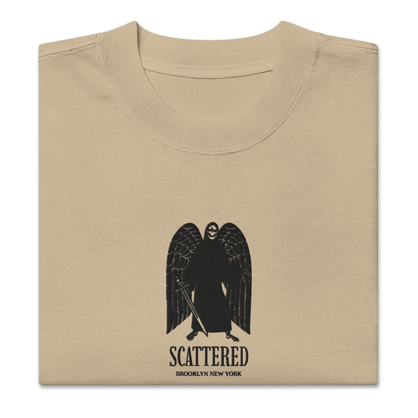 Scattered Grim Embroidered T-shirt