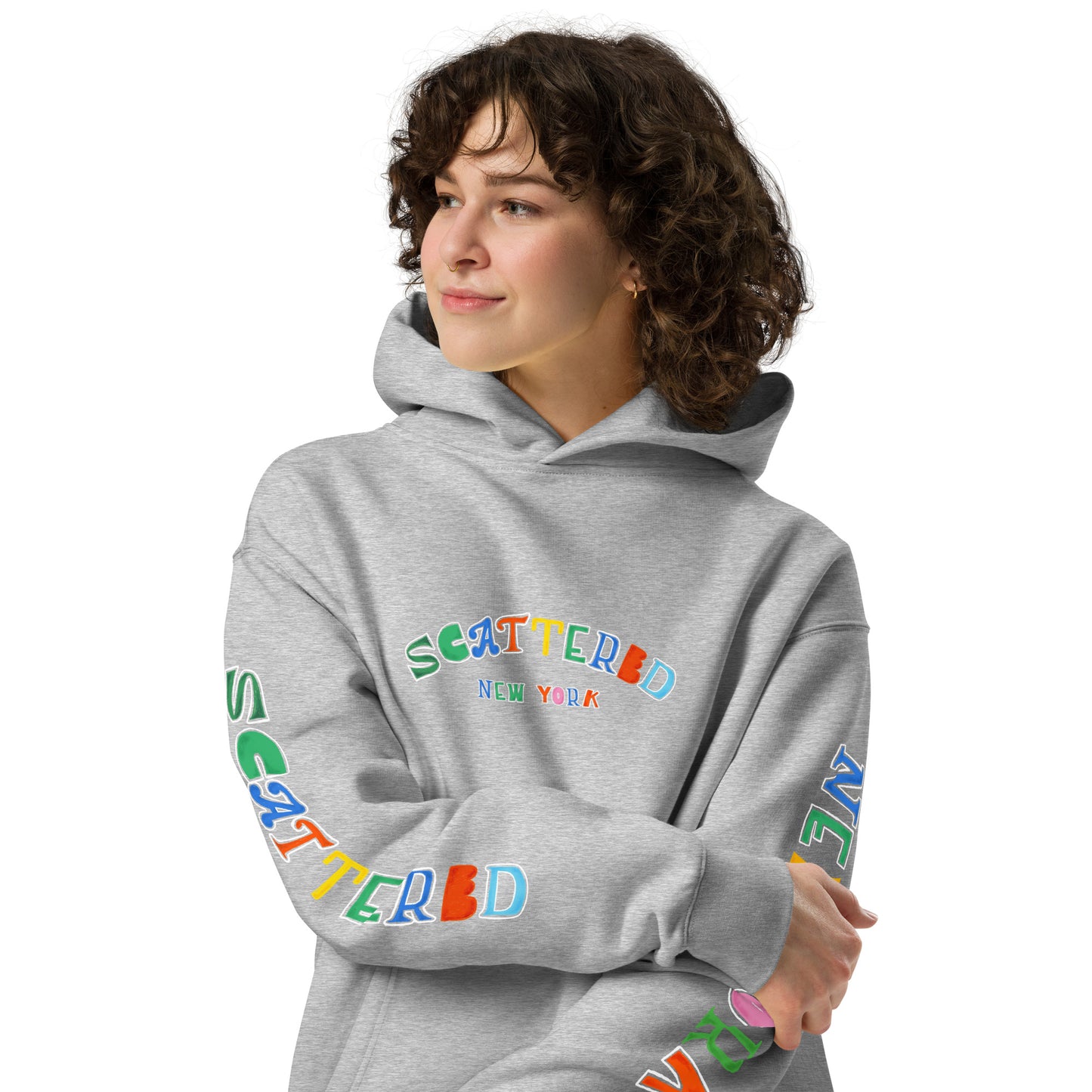 Scattered S/S '25 Logo Printed Premium Hoodie