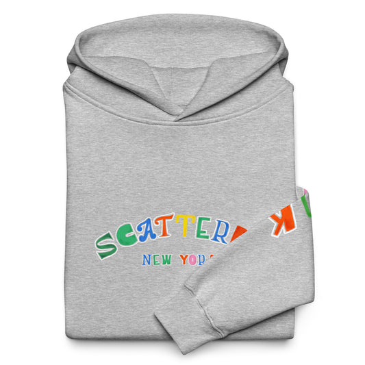 Scattered S/S '25 Logo Printed Premium Hoodie