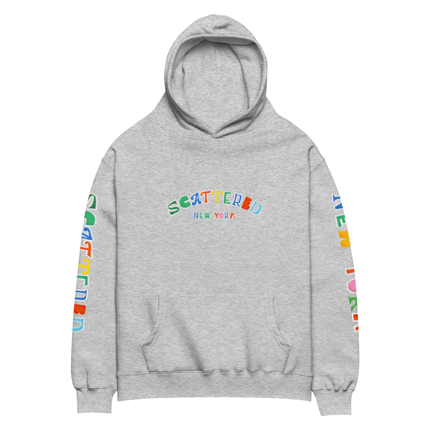 Scattered S/S '25 Logo Printed Premium Hoodie