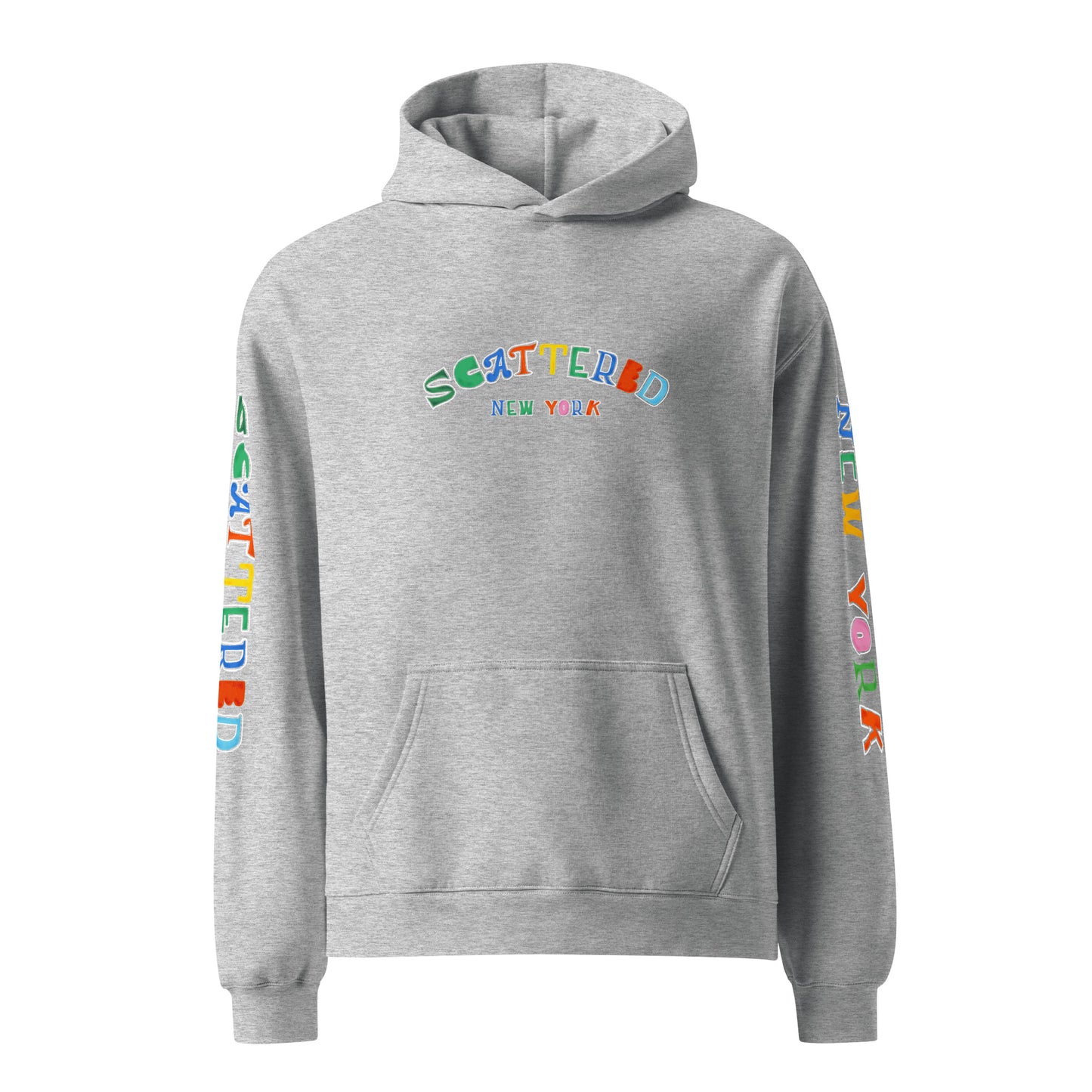 Scattered S/S '25 Logo Printed Premium Hoodie