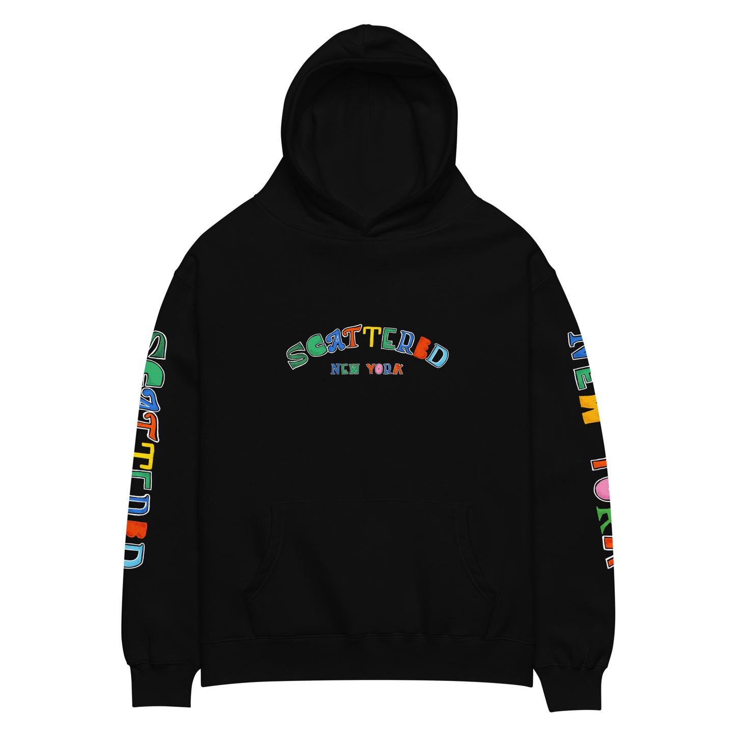 Scattered S/S '25 Logo Printed Premium Hoodie