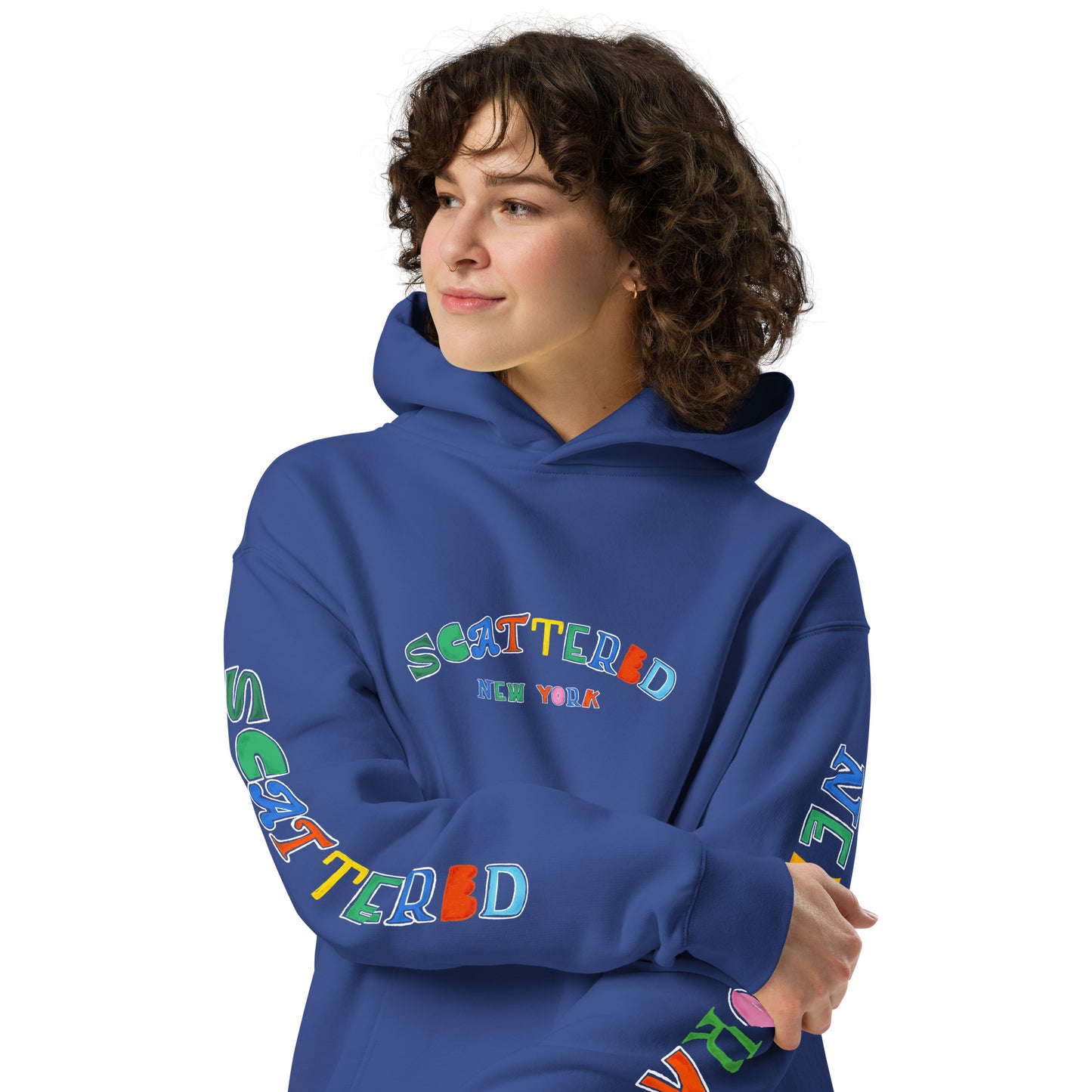 Scattered S/S '25 Logo Printed Premium Hoodie