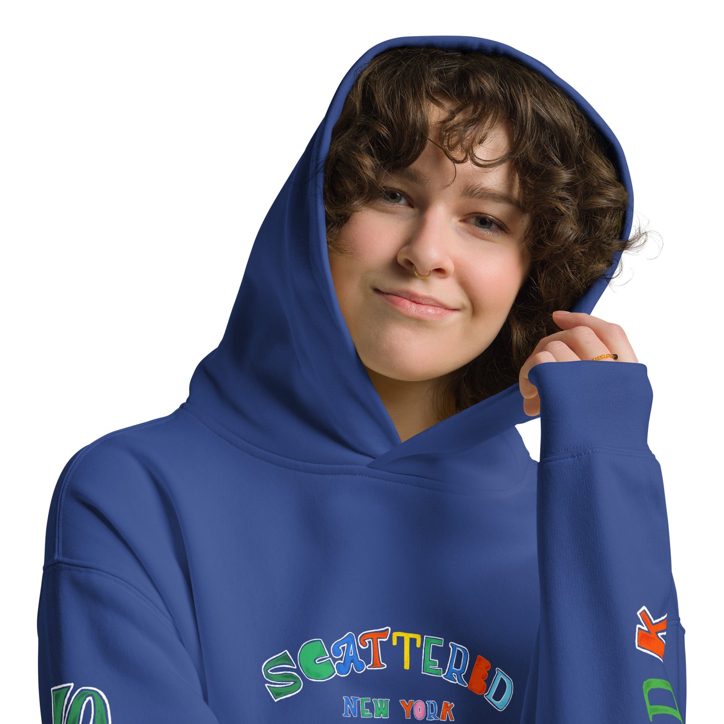 Scattered S/S '25 Logo Printed Premium Hoodie