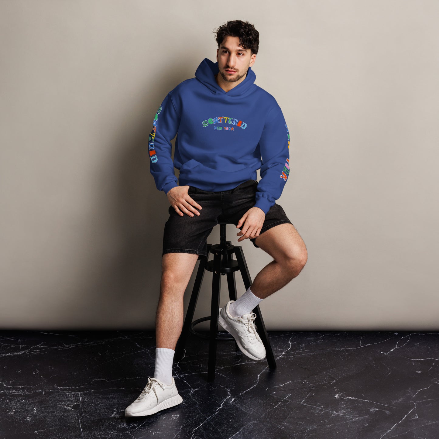 Scattered S/S '25 Logo Printed Premium Hoodie