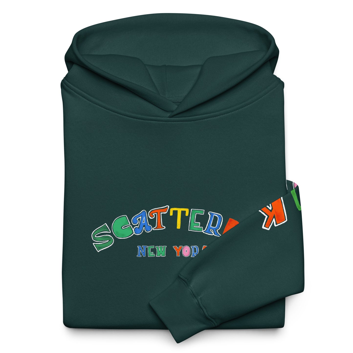 Scattered S/S '25 Logo Printed Premium Hoodie