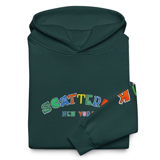 Scattered S/S '25 Logo Printed Premium Hoodie