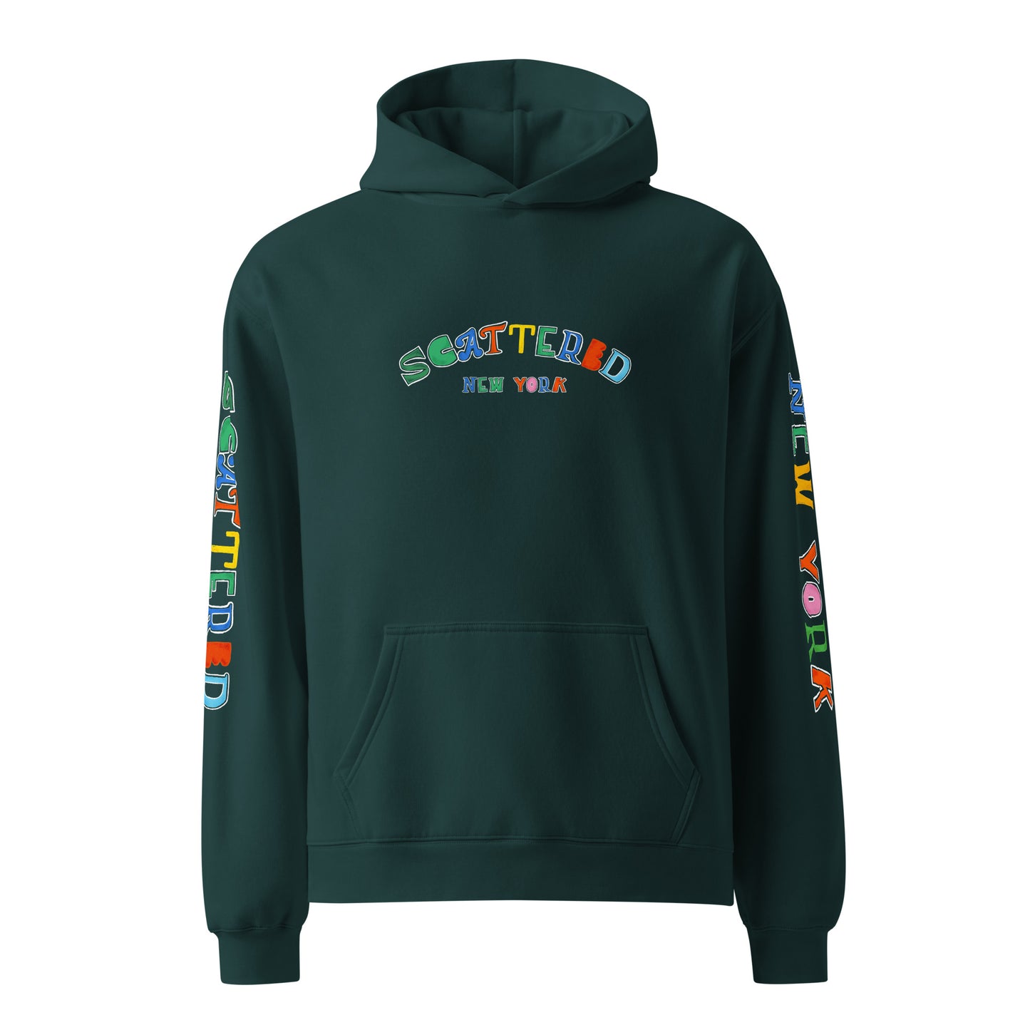 Scattered S/S '25 Logo Printed Premium Hoodie