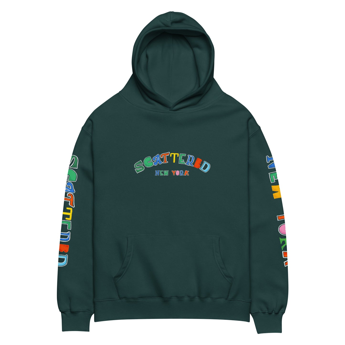 Scattered S/S '25 Logo Printed Premium Hoodie