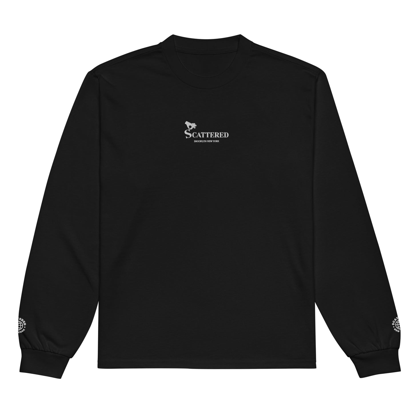 Scattered A/W 24 Logo Embroidered Long Sleeve Shirt