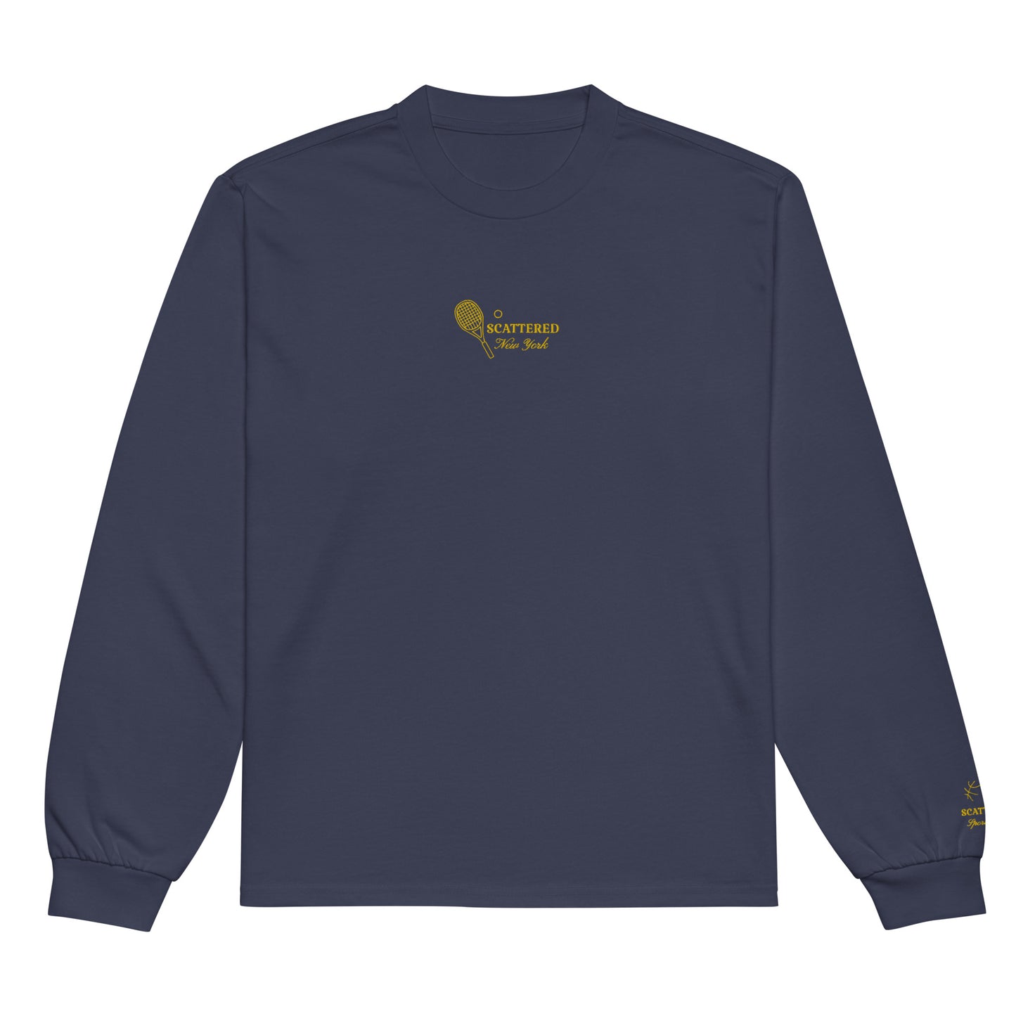 Scattered Sports Club Embroidered Long Sleeve Shirt