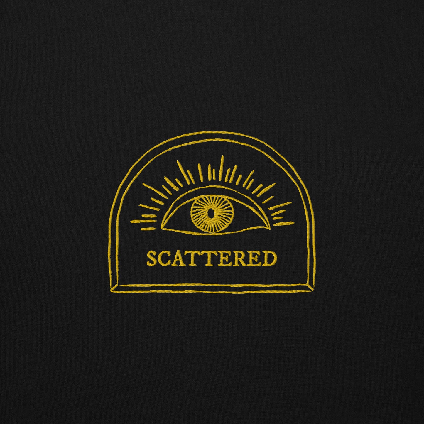 Scattered Eye Logo Embroidered Classic Hoodie