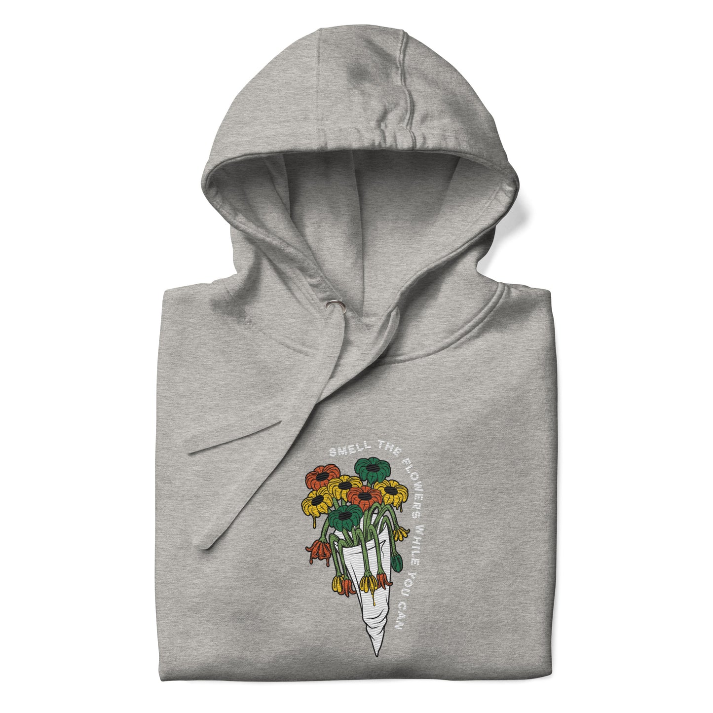 Scattered x Dripped Gawd Smell The Flowers Embroidered Hoodie