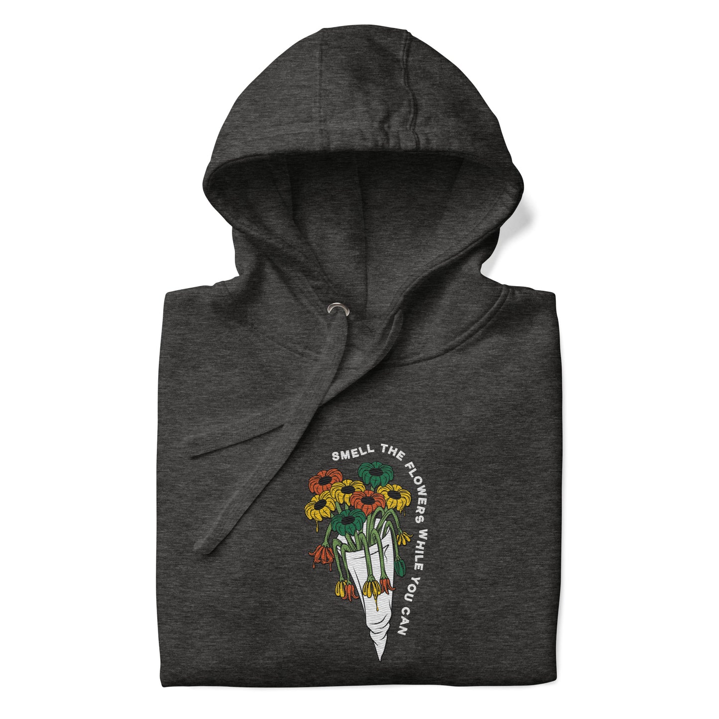 Scattered x Dripped Gawd Smell The Flowers Embroidered Hoodie