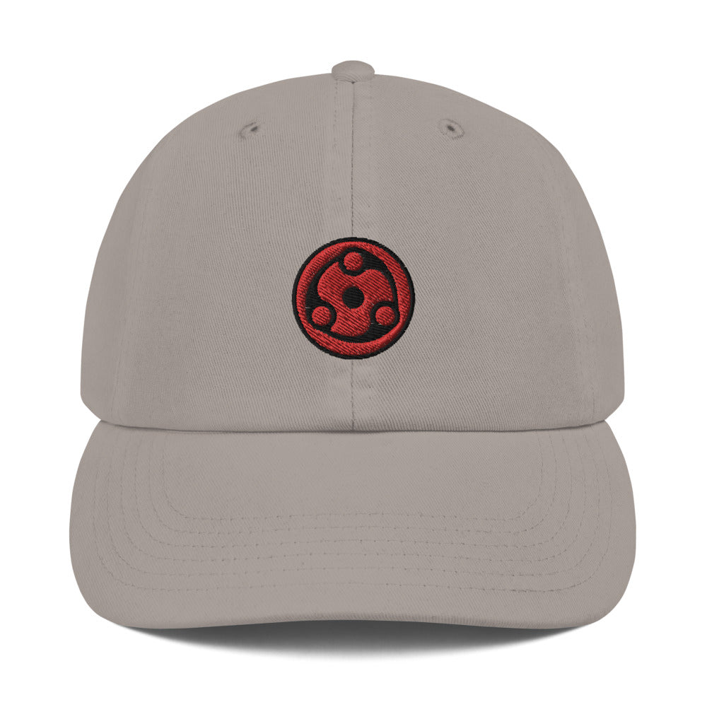 Madara Uchiha Mangekyou Sharingan Embroidered Champion Dad Cap