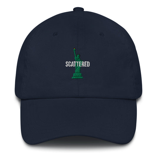 Scattered 2021 Statue of Liberty Logo Embroidered Dad Hat