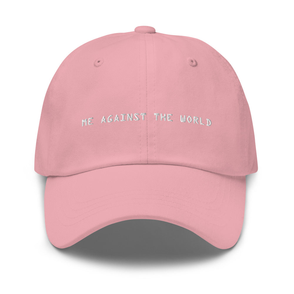 Embroidered Me Against The World Rikers Dad Hat