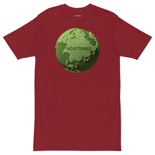 Scattered 2019 Globe Logo Printed Premium T-Shirt
