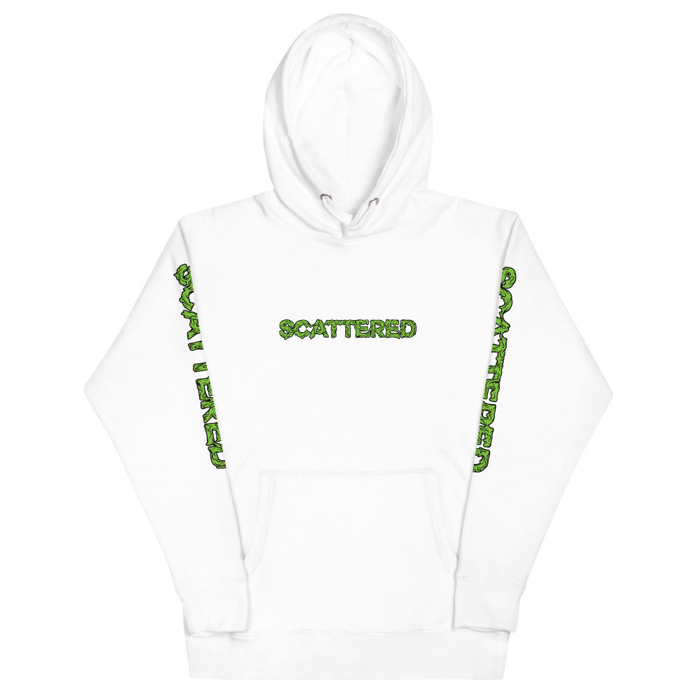 Scattered x Dripped Gawd Premium Printed Dripped Logo Hoodie Sweatshirt