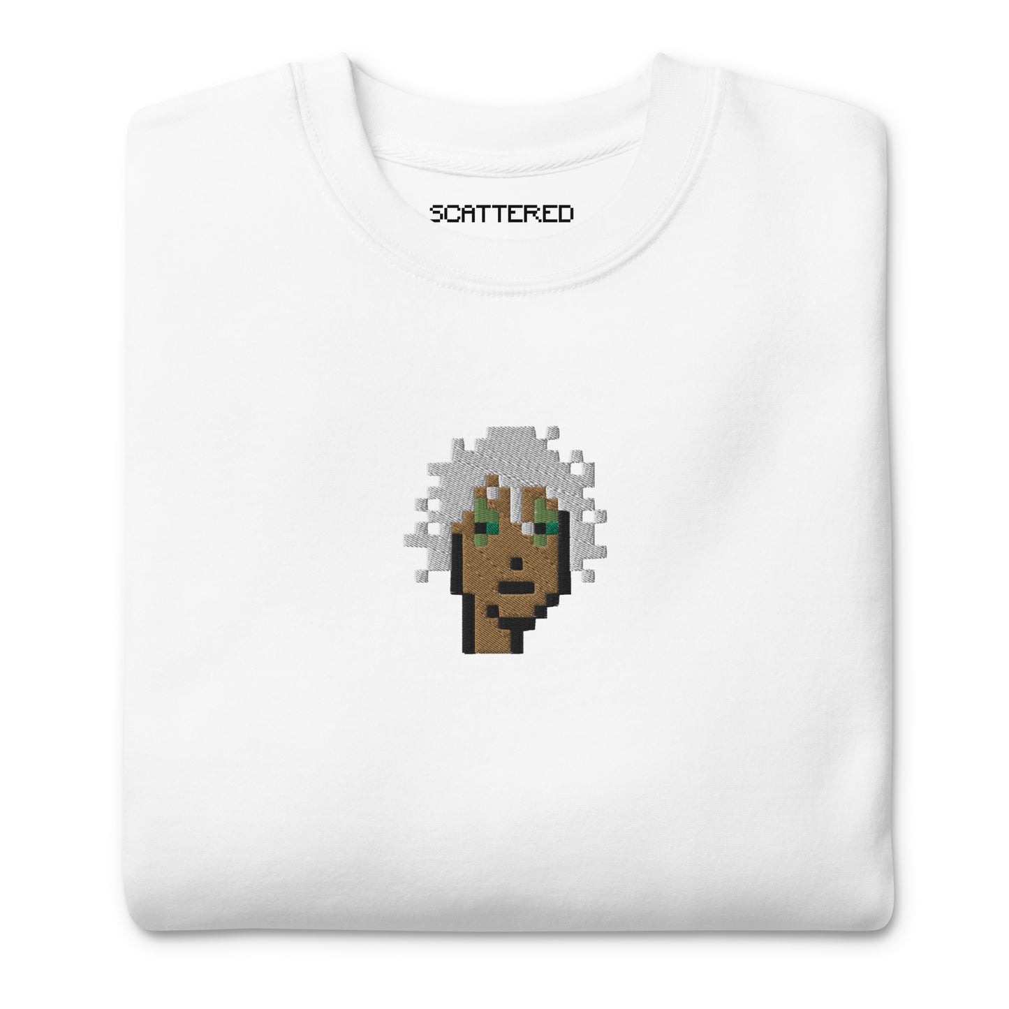 Crypto Punks NFT #9998 Premium Embroidered Crewneck Sweatshirt